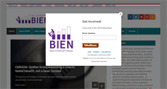 Desktop Screenshot of basicincome.org